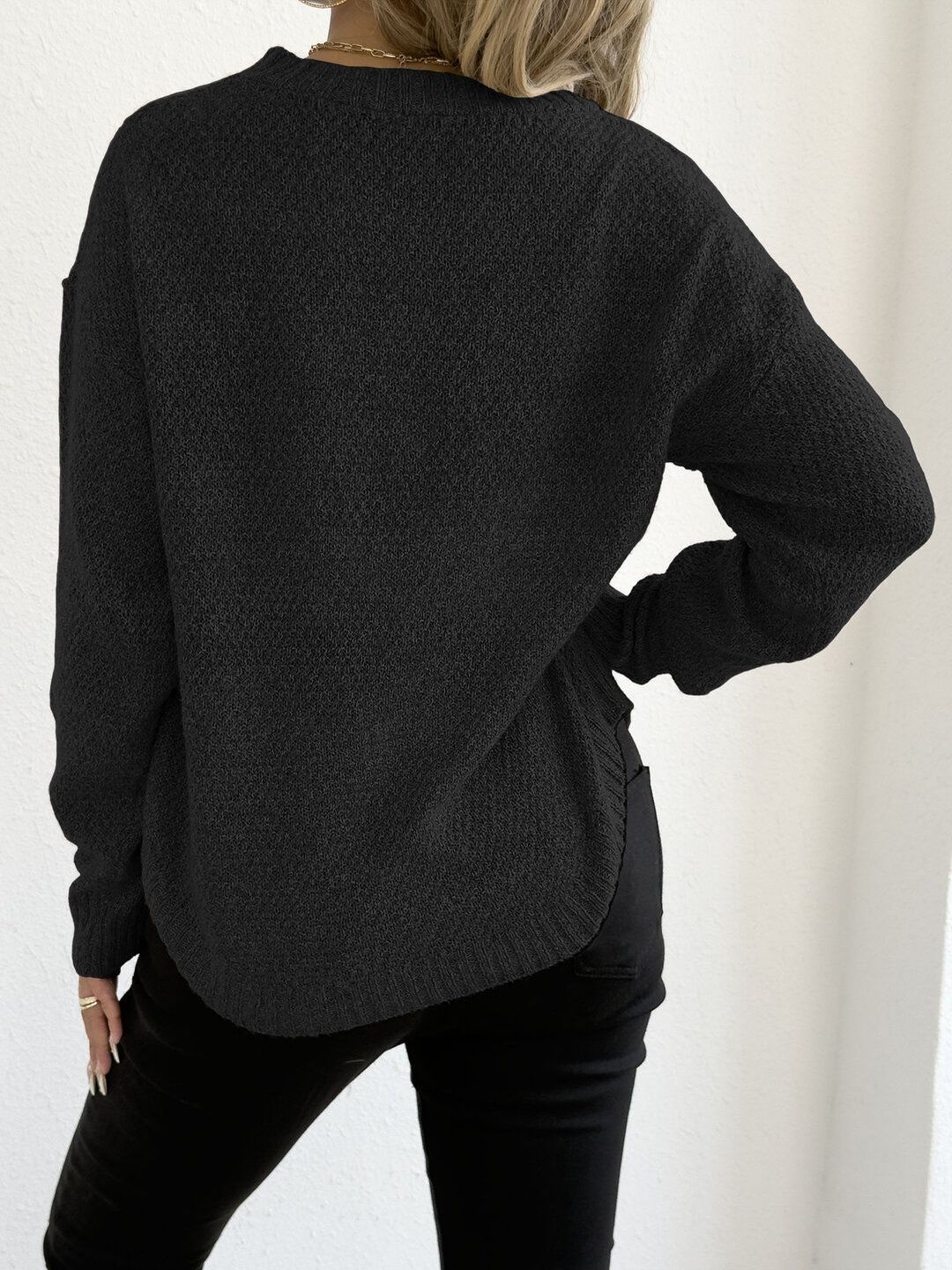 Women Pullover with Applique Detail