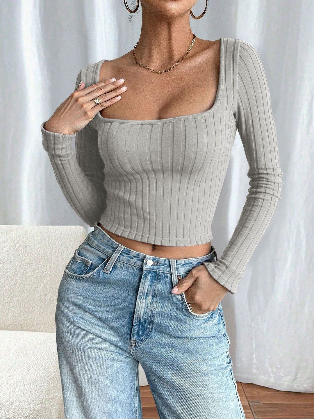 NOWI Cotton Crop Top