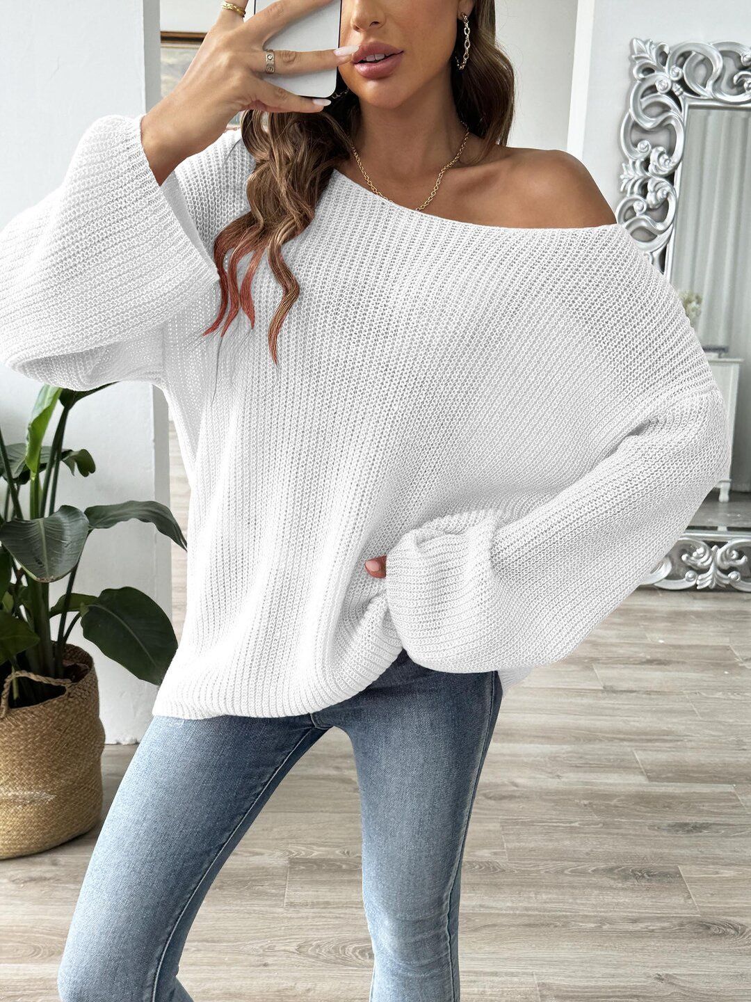Women Ribbed Pullover