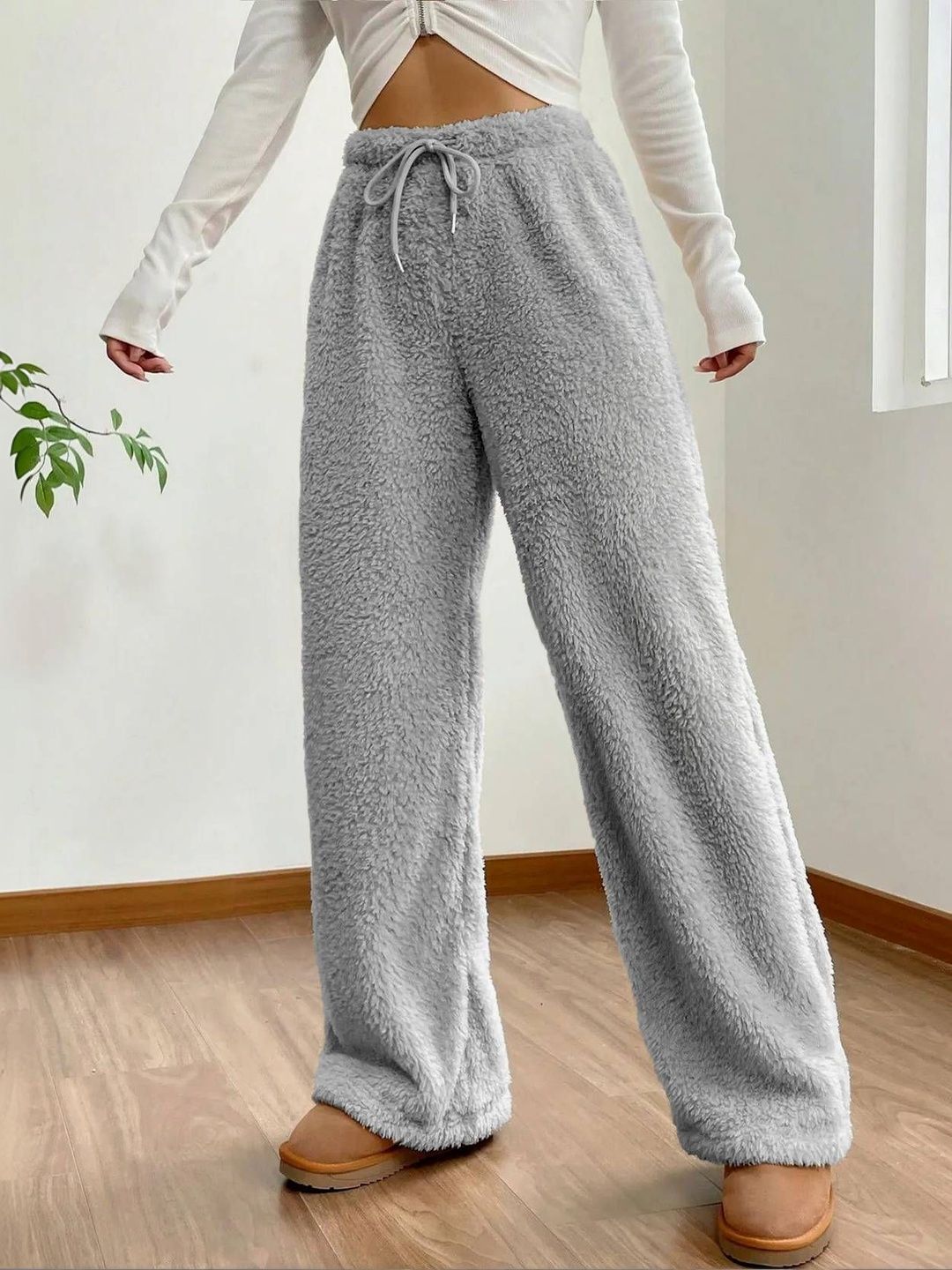 Women High-Rise Easy Wash Trousers