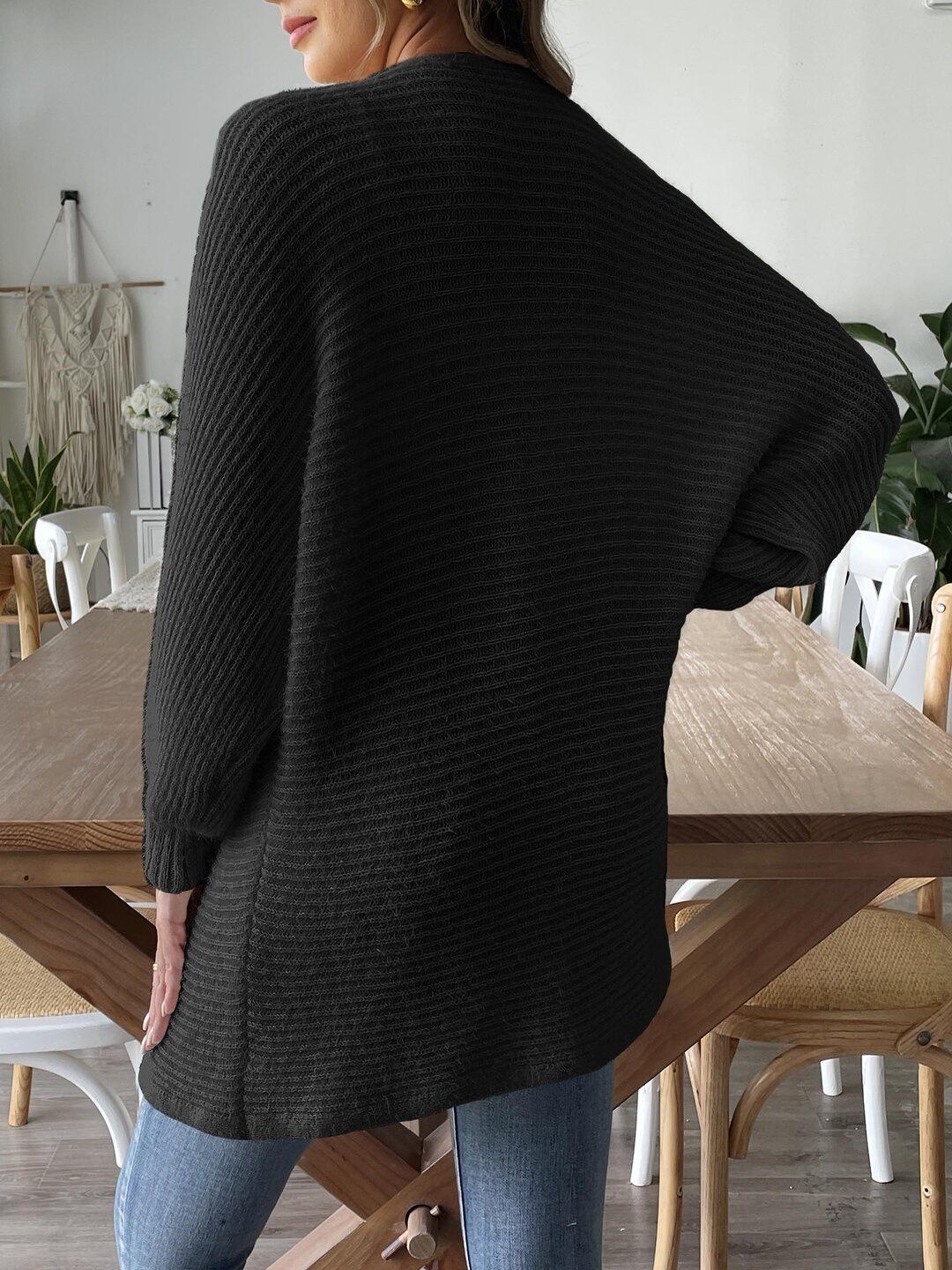 Women Ribbed Cardigan