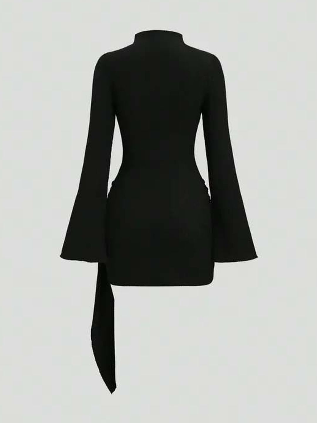 Flared Sleeve Bodycon Mini Dress