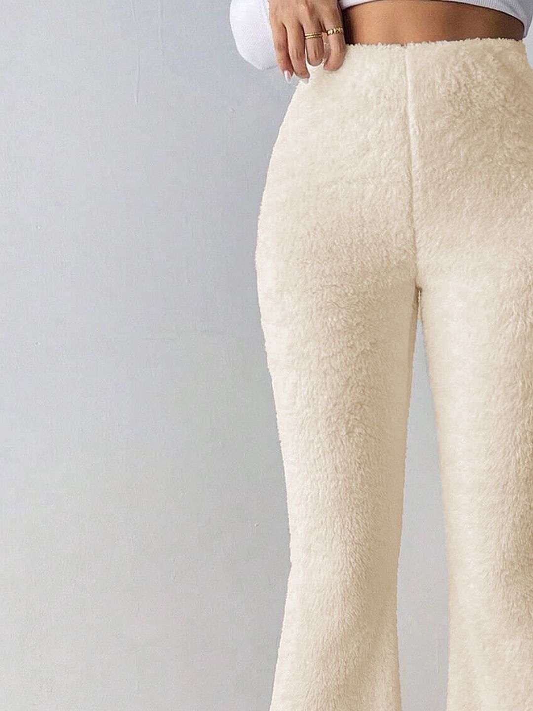 Women High-Rise Easy Wash Trousers