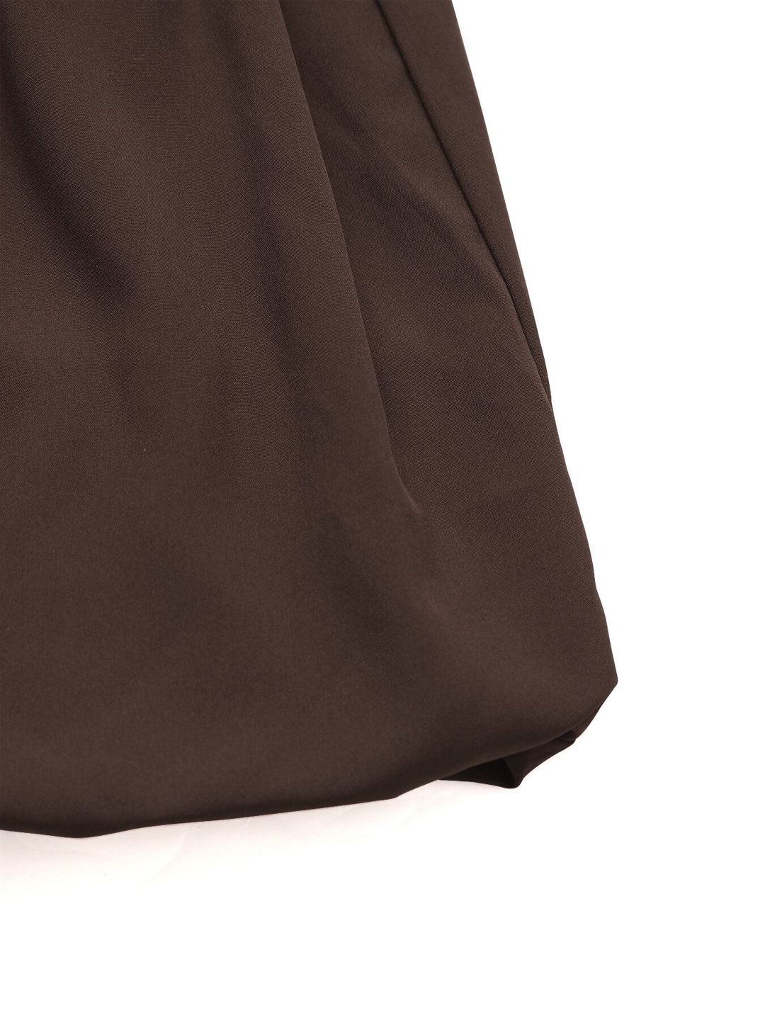 Women's Brown Fit & Flare Dress Blend Printed