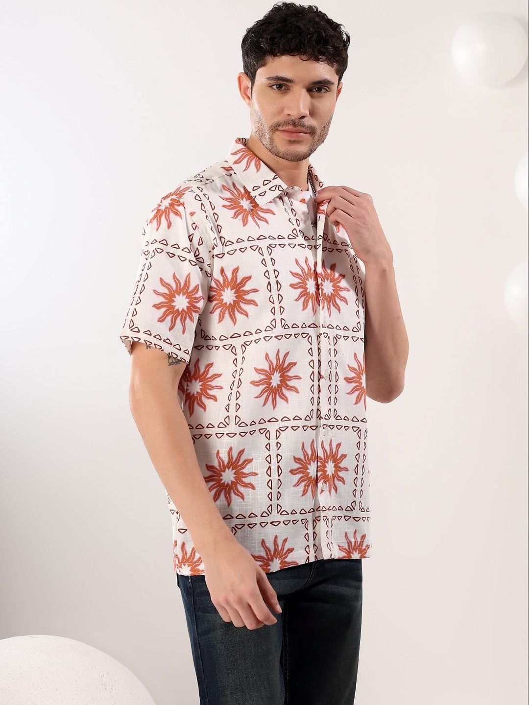 Men Printed Casual Shirt