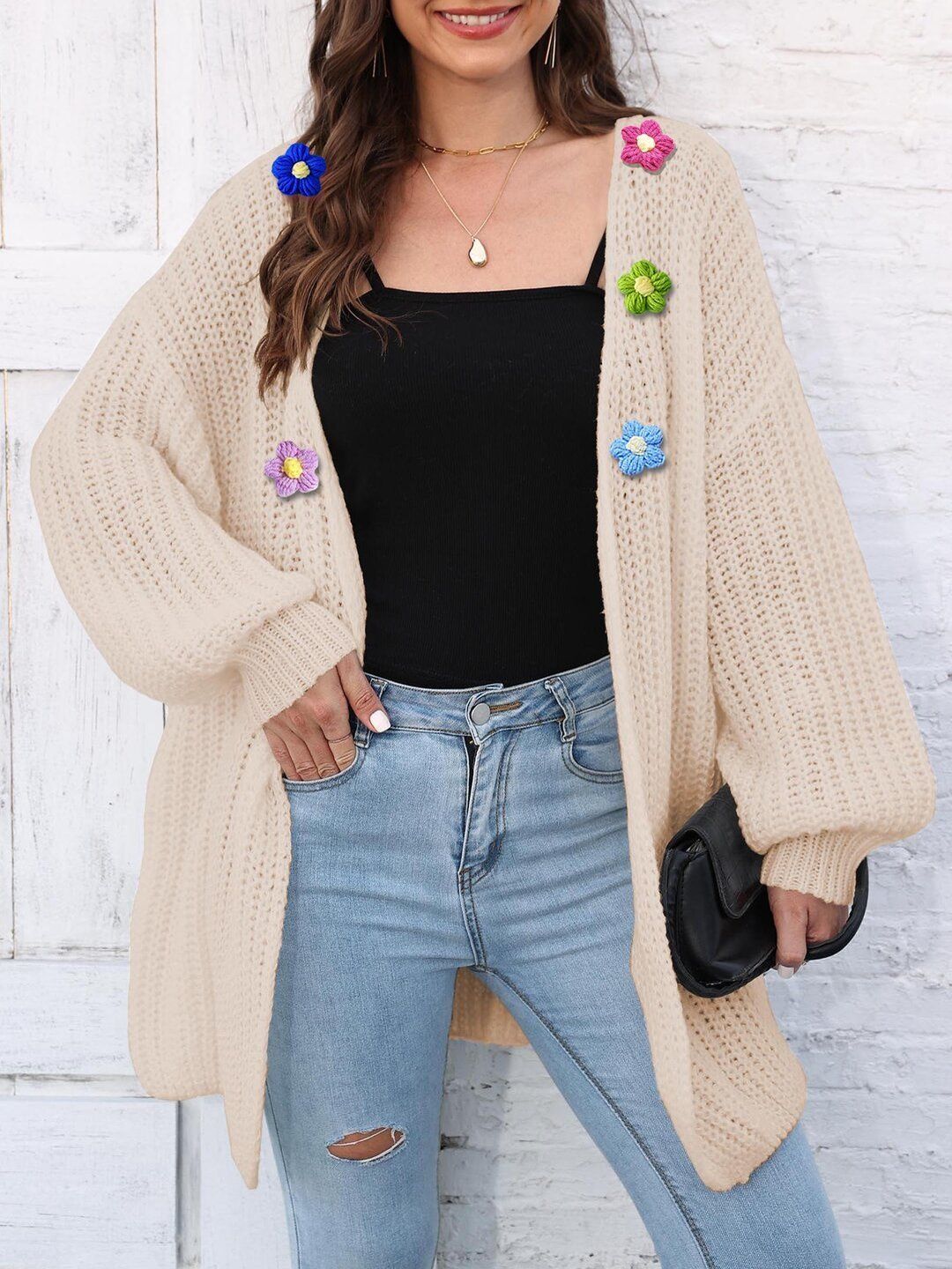 Women Ribbed Longline with Embellished Detail