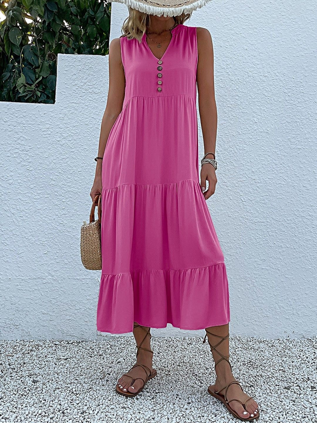 Fit & Flare Midi Dress