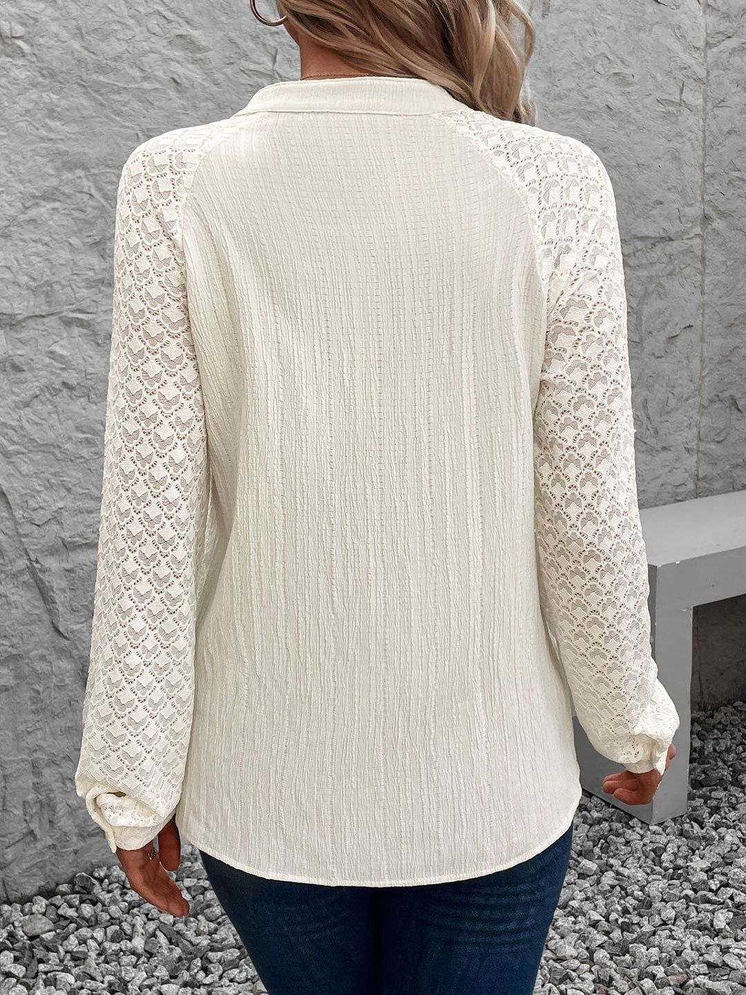 Women Semi Sheer Casual Shirt