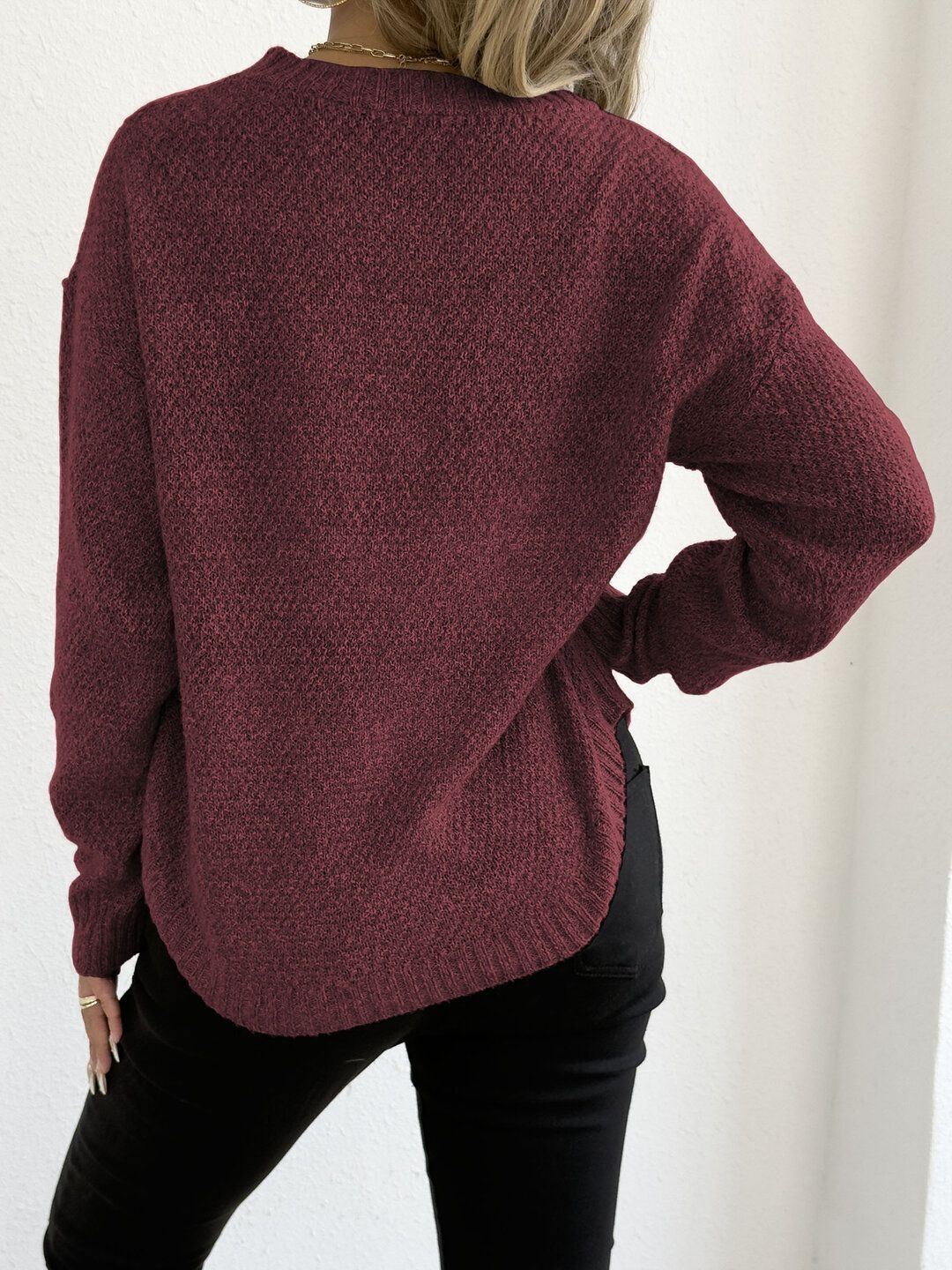 Women Pullover with Applique Detail