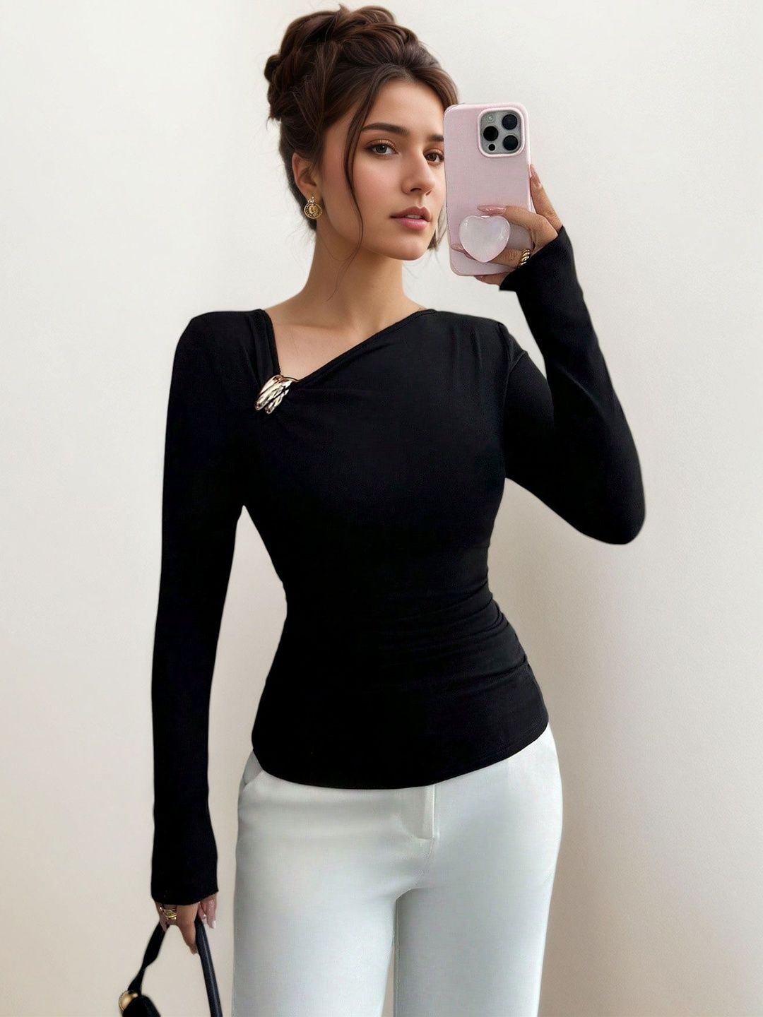 NOWI One Shoulder Top
