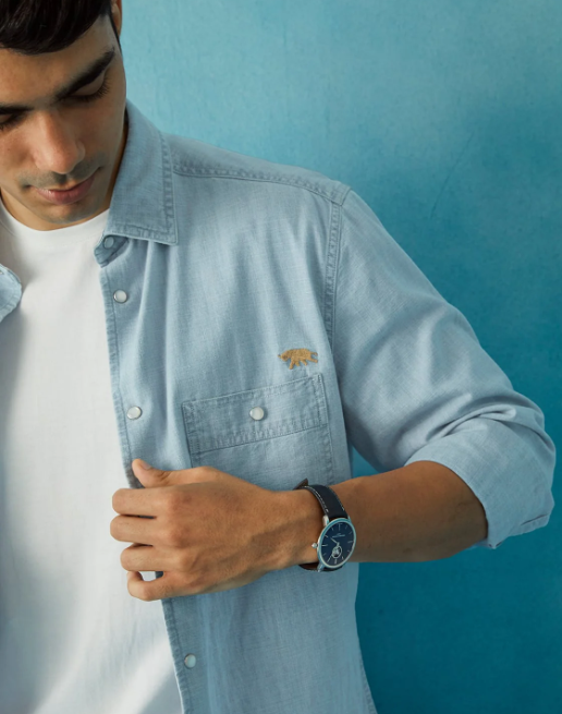 Indigo Men's Casual Shirt