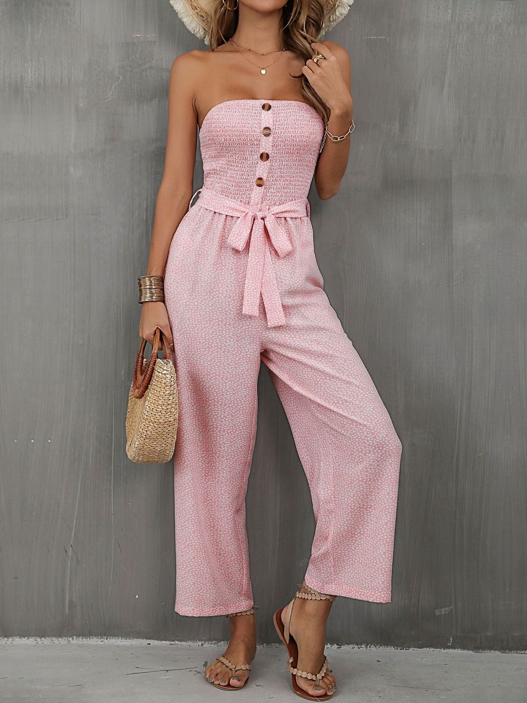 Printed Basic Jumpsuit