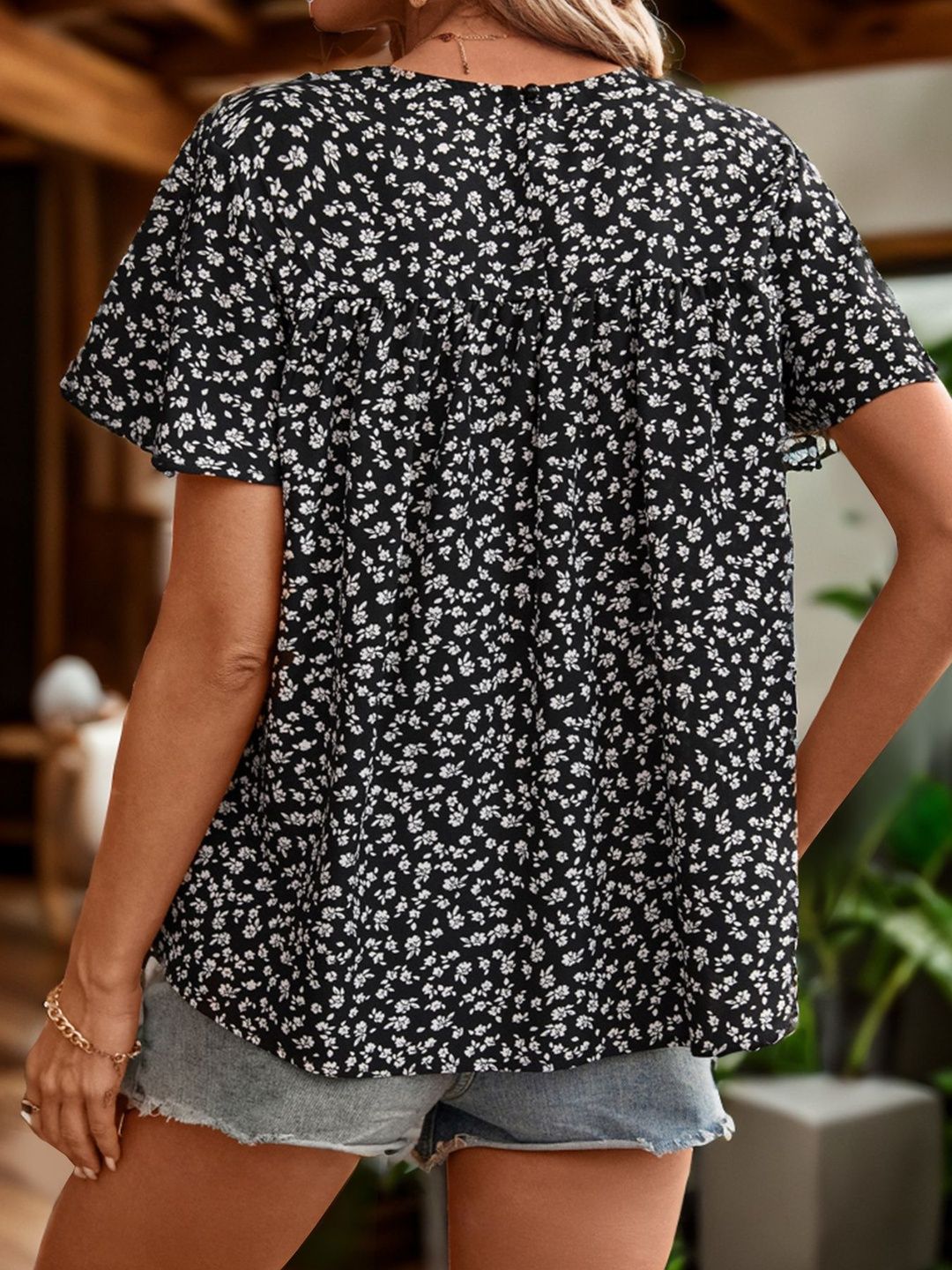 Floral Print Top
