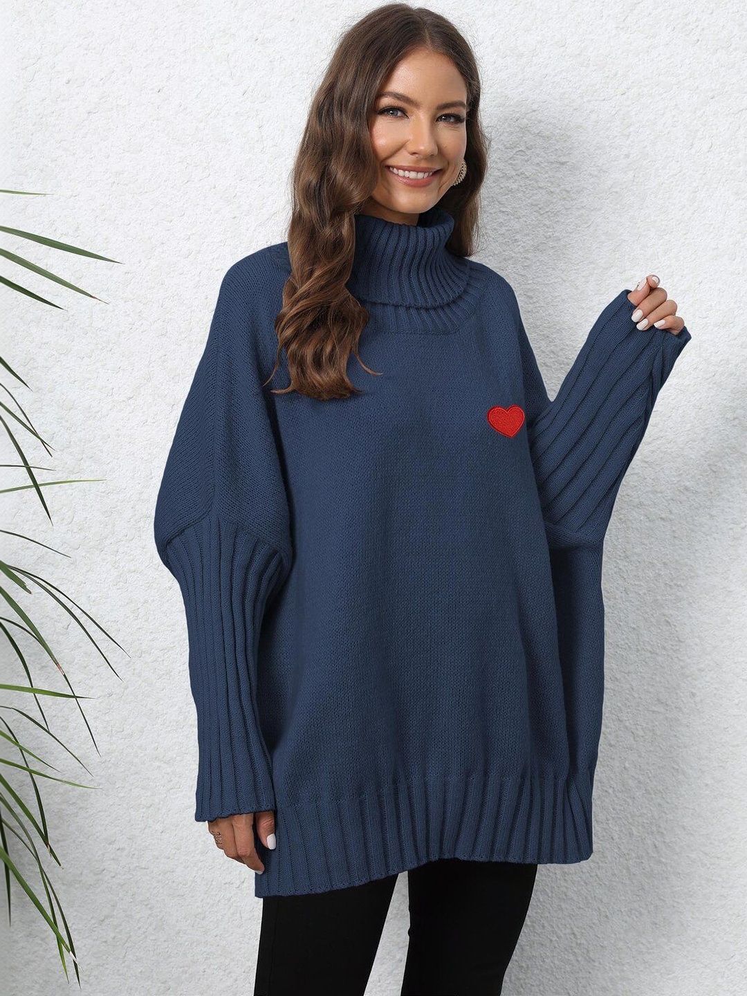 Women Pullover with Embroidered Detail