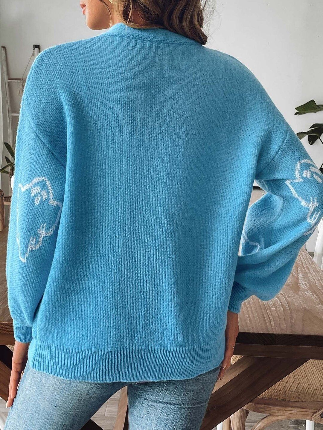 Women Printed Cardigan
