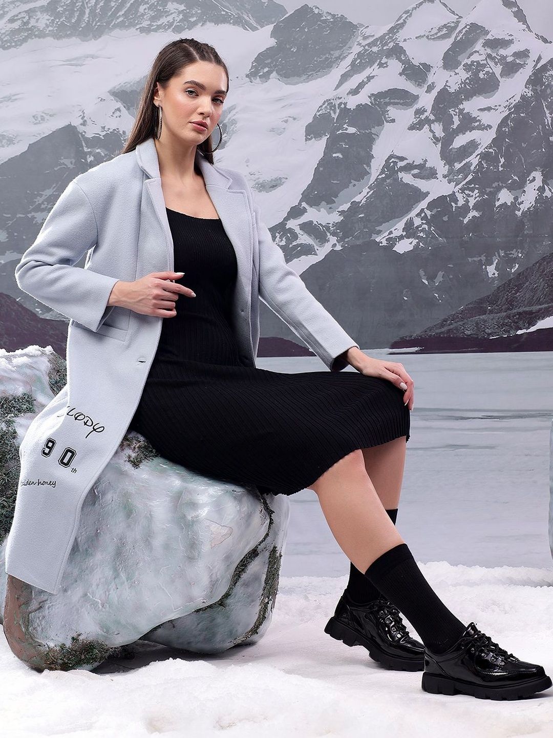 NOWI Notched Lapel Single-Breasted Casual Blazers