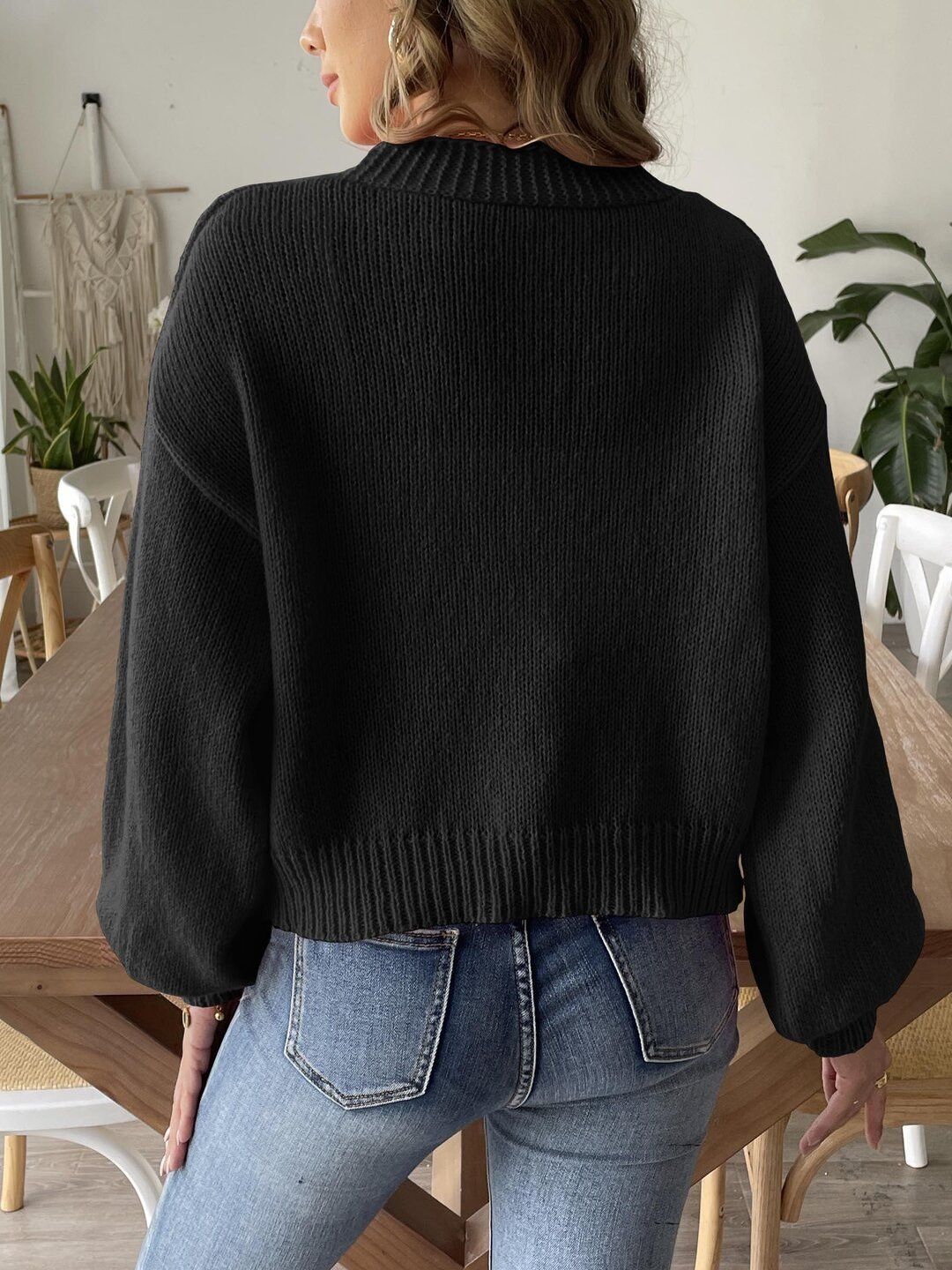 Women Cardigan with Applique Detail