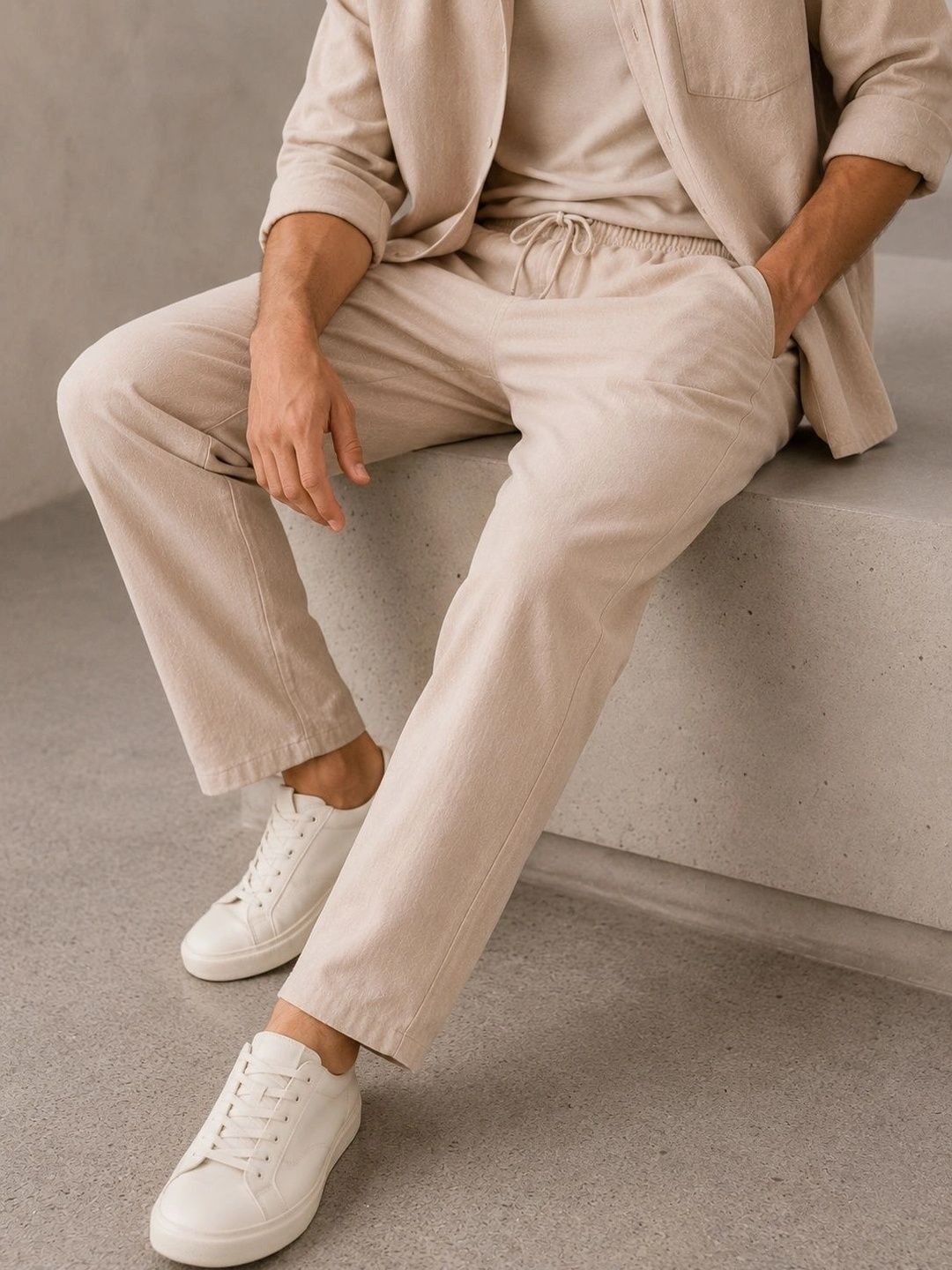 Men Easy Wash Trousers