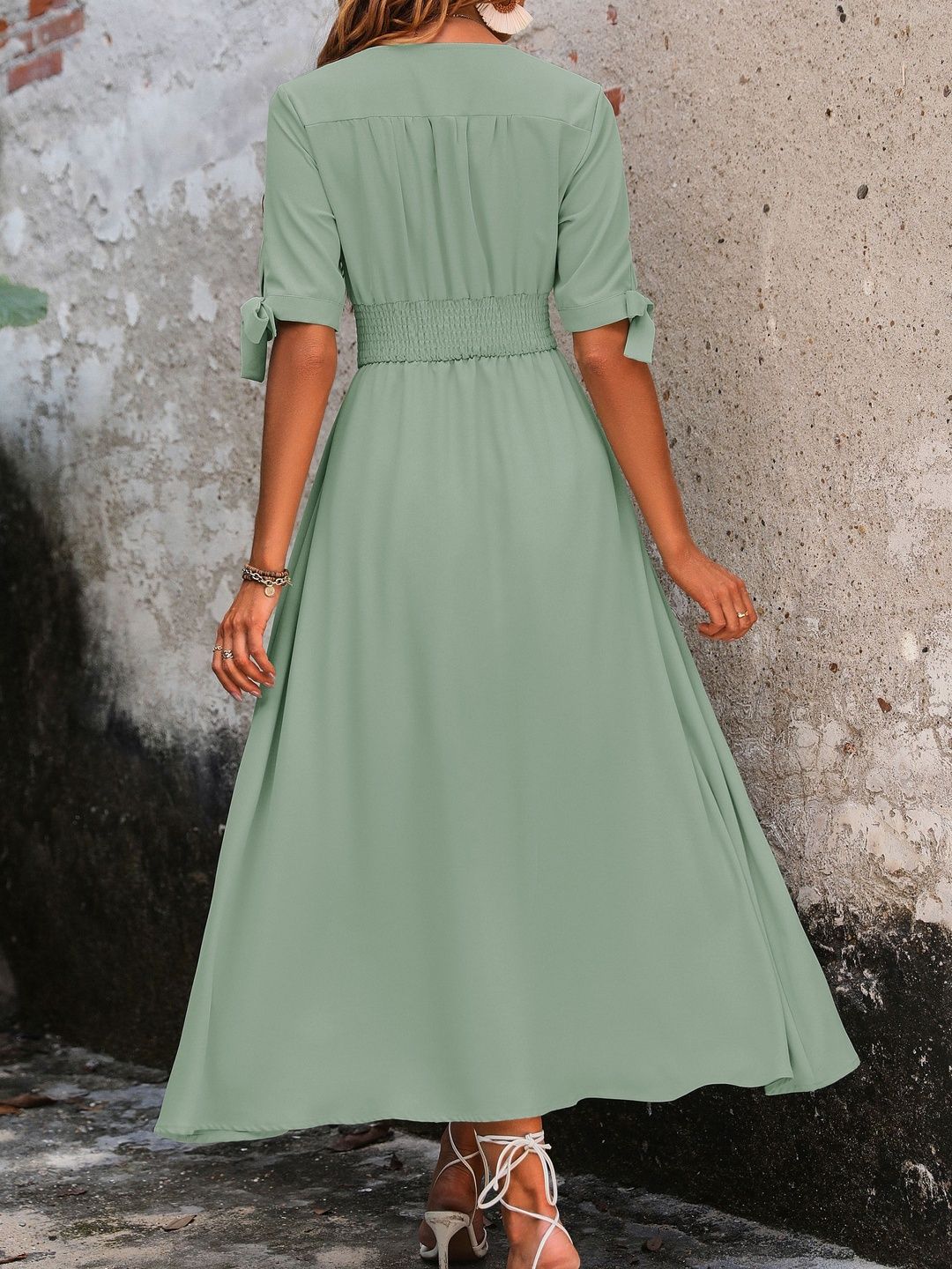 Fit & Flare Maxi Dress