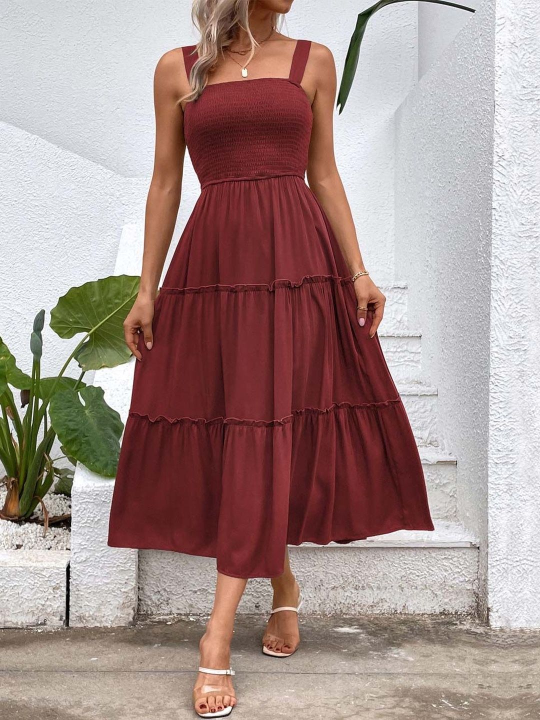 NOWI A-Line Midi Dress