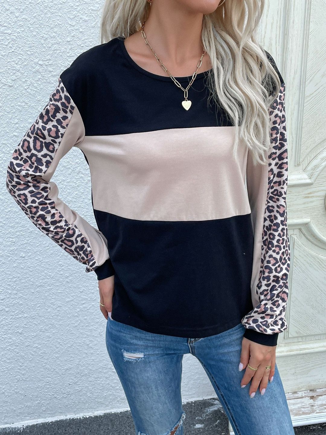 Women Colourblocked T-shirt
