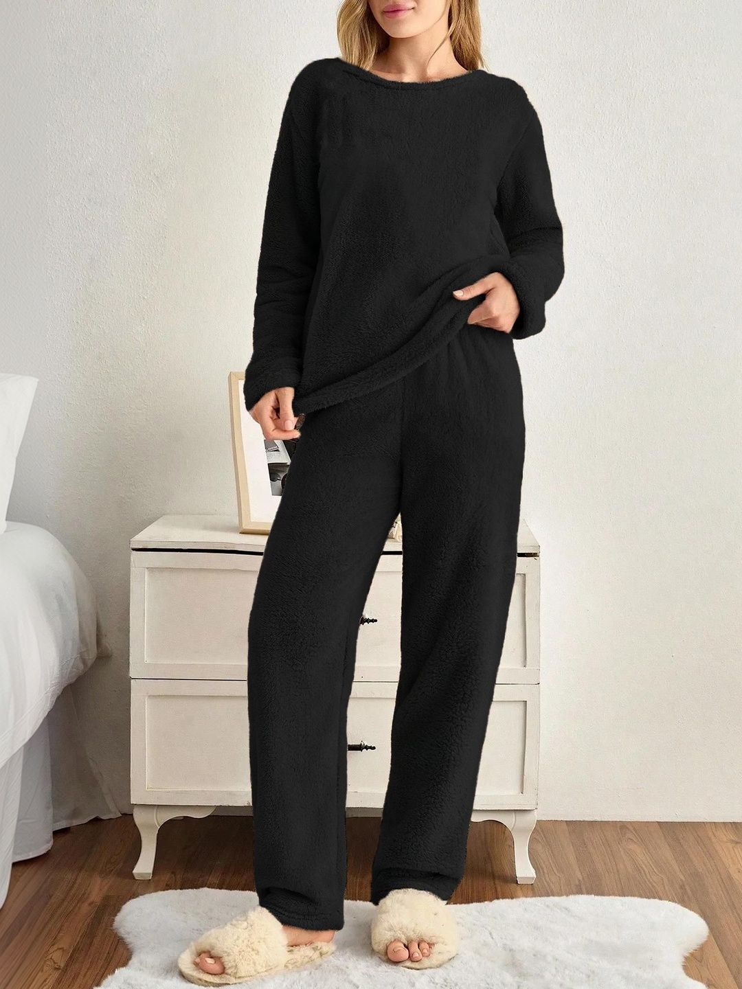 Round Neck Night Suits