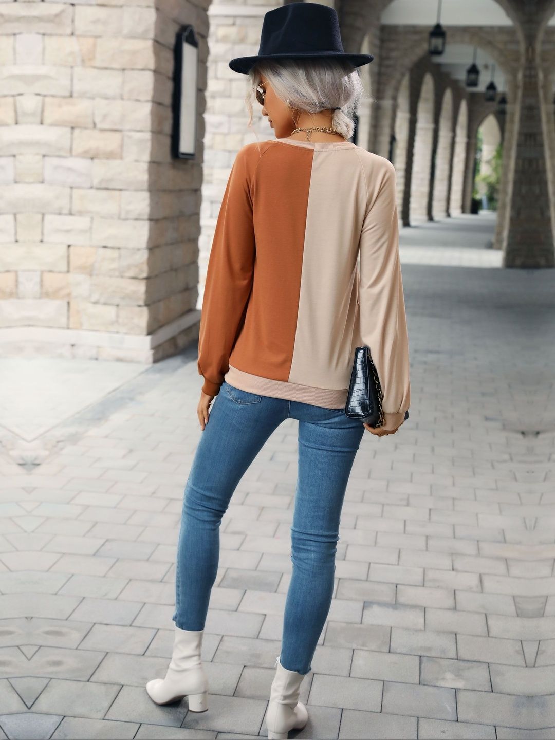 Women Colourblocked T-shirt