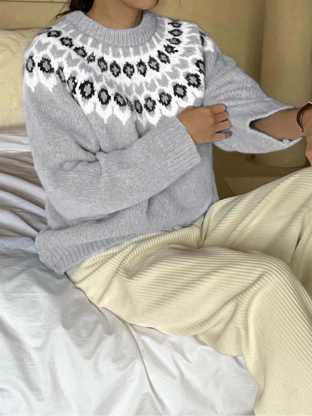 NOWI Women Fair Isle Pullover