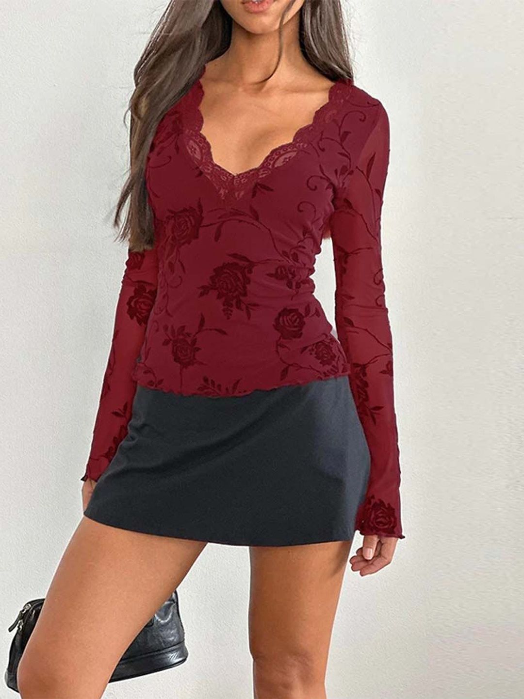 NOWI Floral Print Top