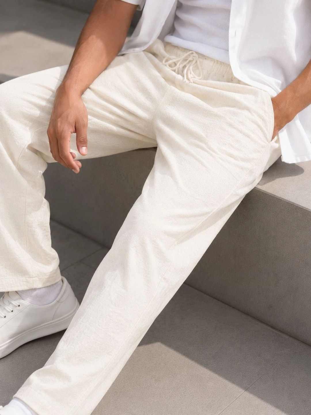 Men Easy Wash Trousers