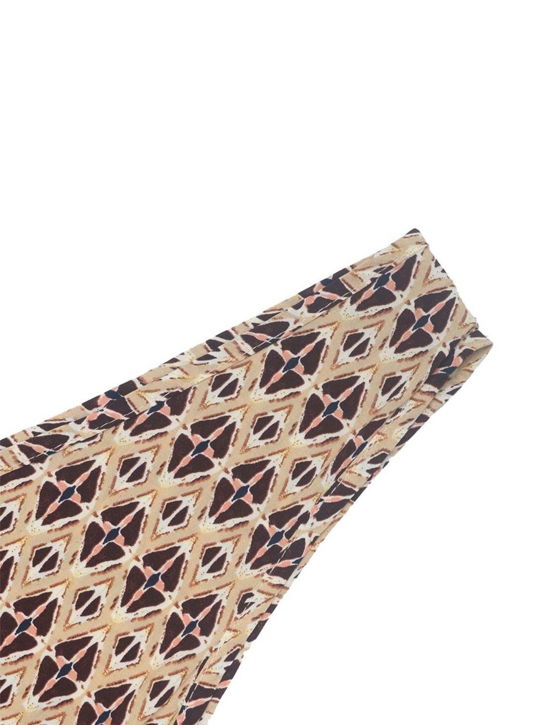 NOWI Printed Fit & Flare Maxi Dress