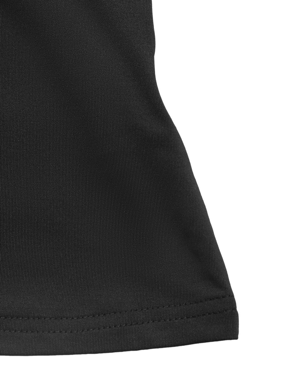 Women's Black Floral Embroidered Cotton Top