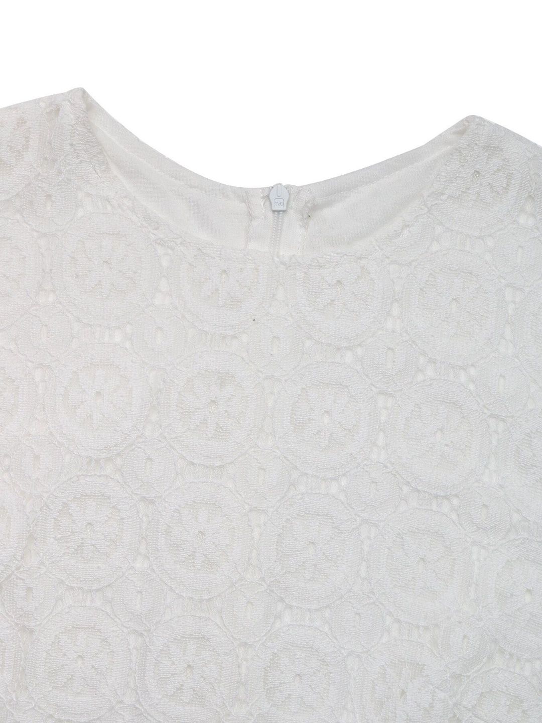 Women's Elegant White Lace Dress