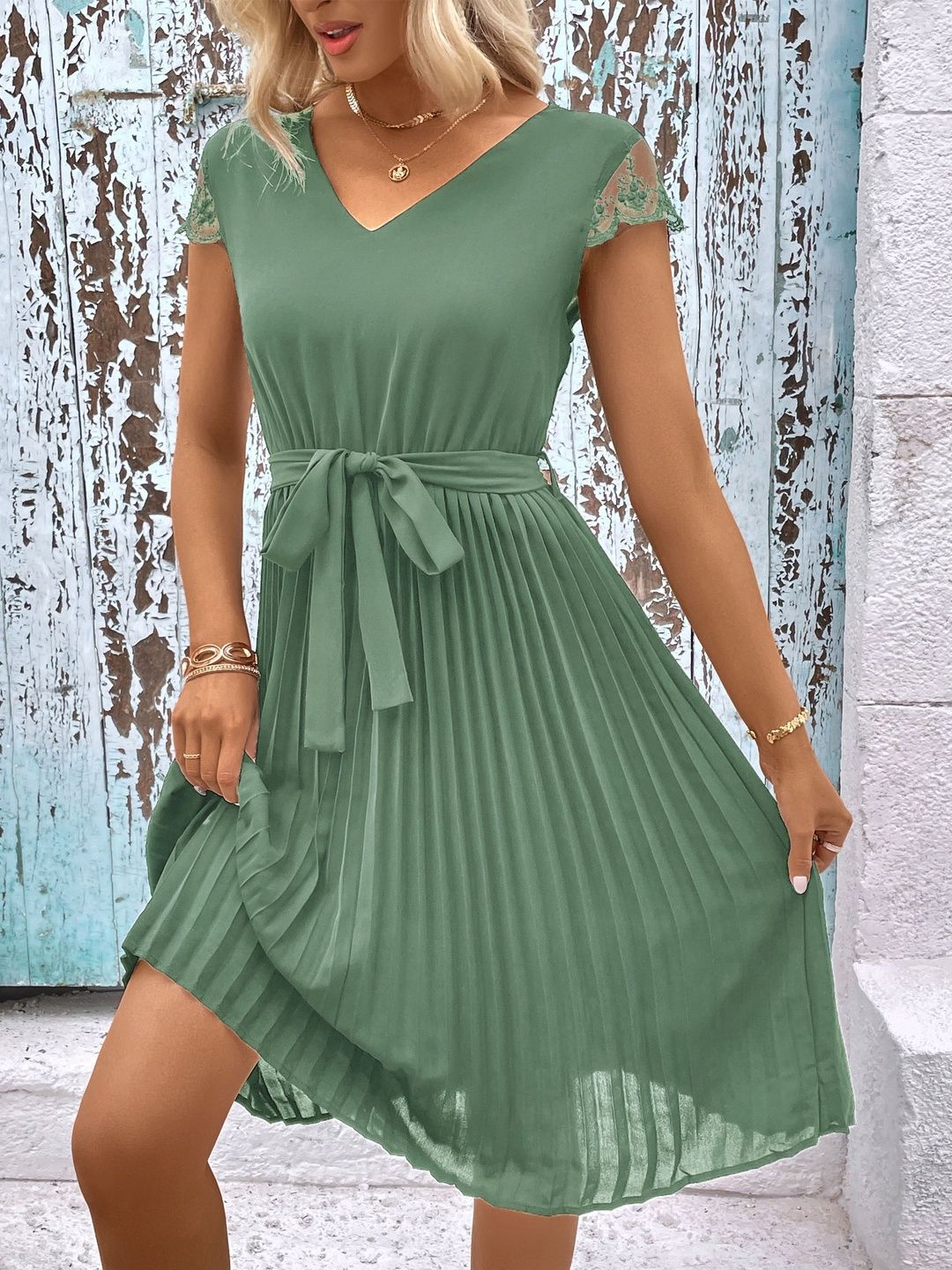 Fit & Flare Midi Dress
