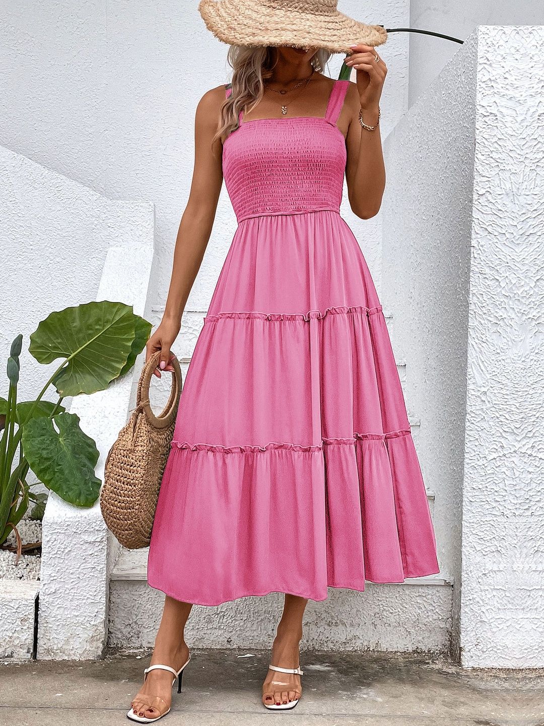 Fit & Flare Midi Dress
