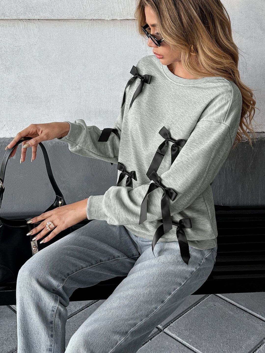 Women Embellished Sweatshirt