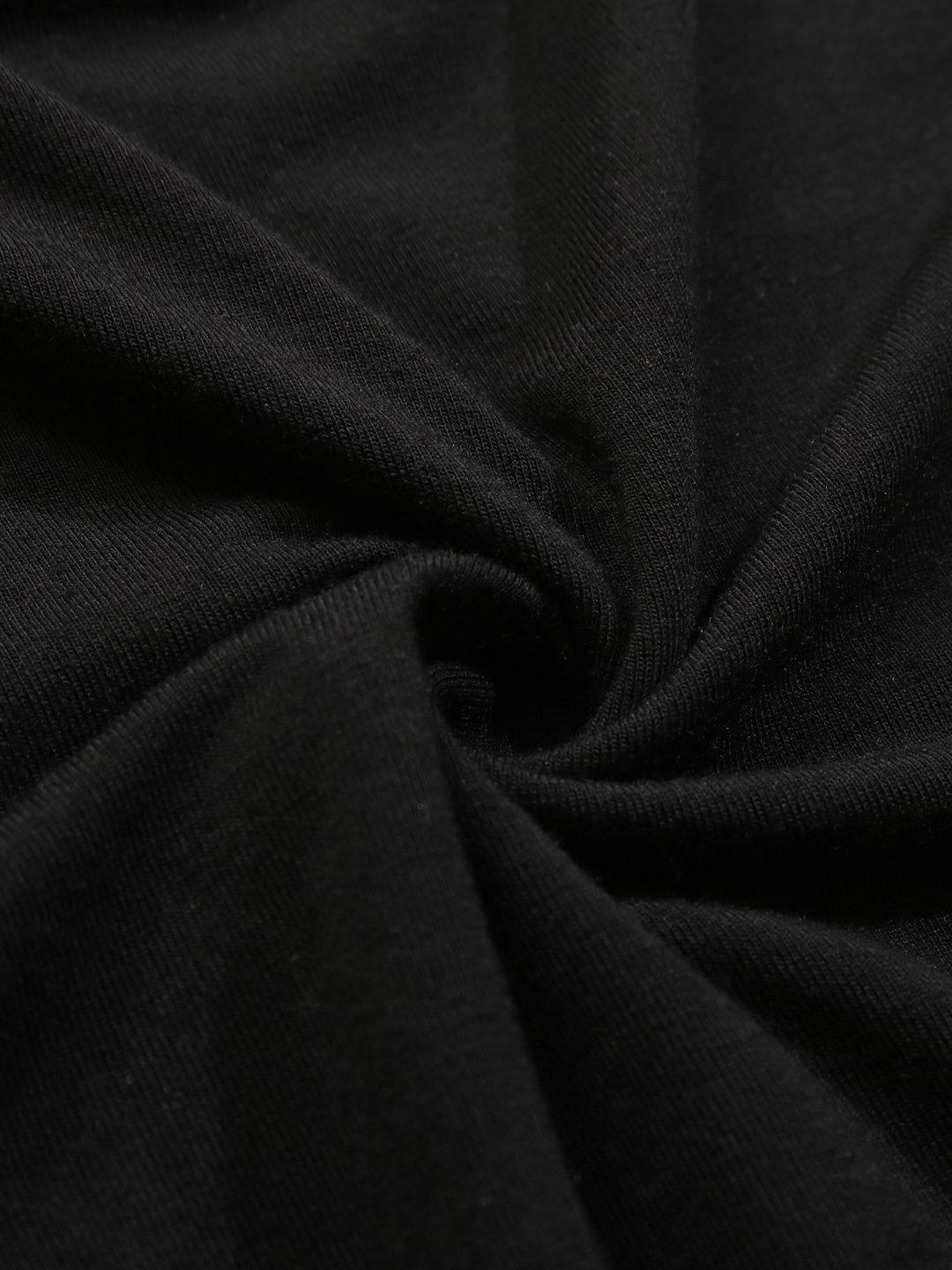Women's Black Top Blend Printed Regular Fit