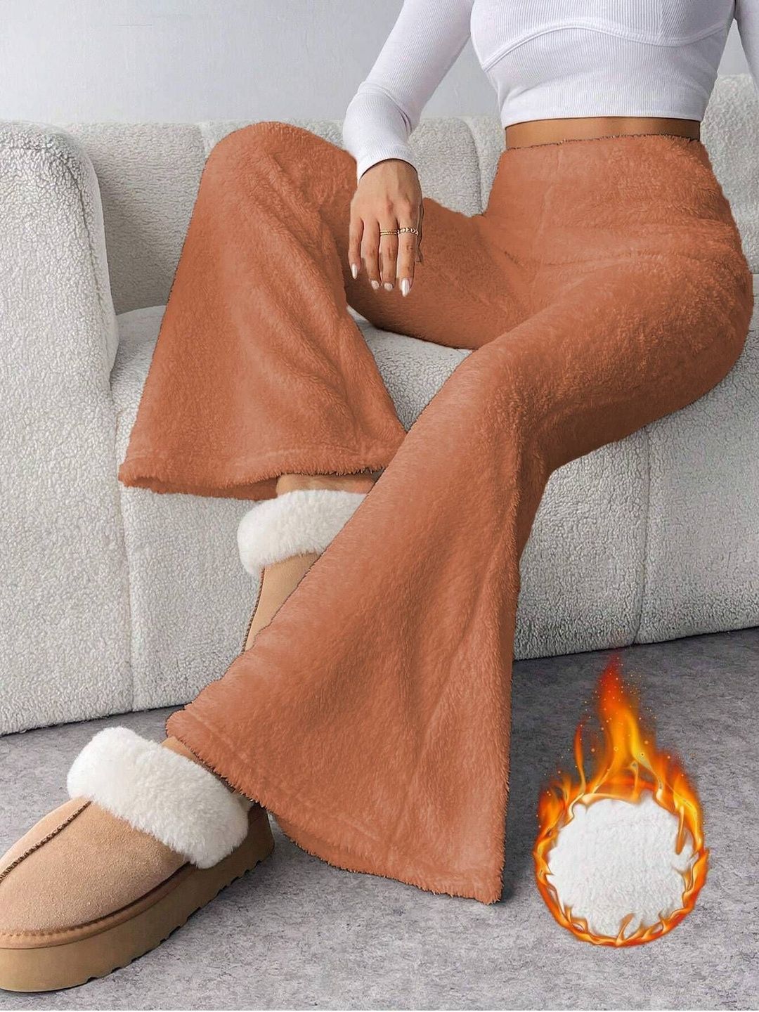 Women High-Rise Easy Wash Trousers