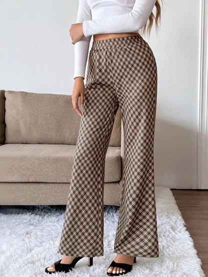 Women Checked Trousers