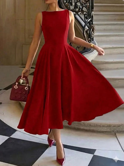 Fit & Flare Midi Dress