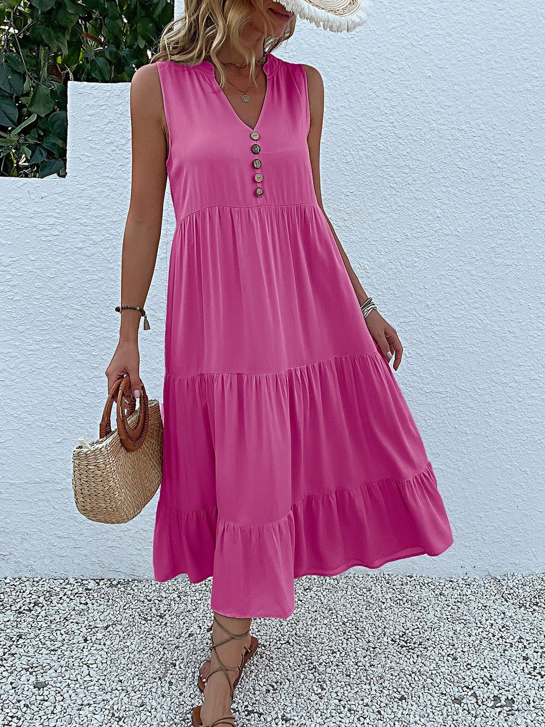 Fit & Flare Midi Dress