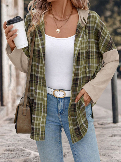 Women Tartan Checks Checked Casual Shirt