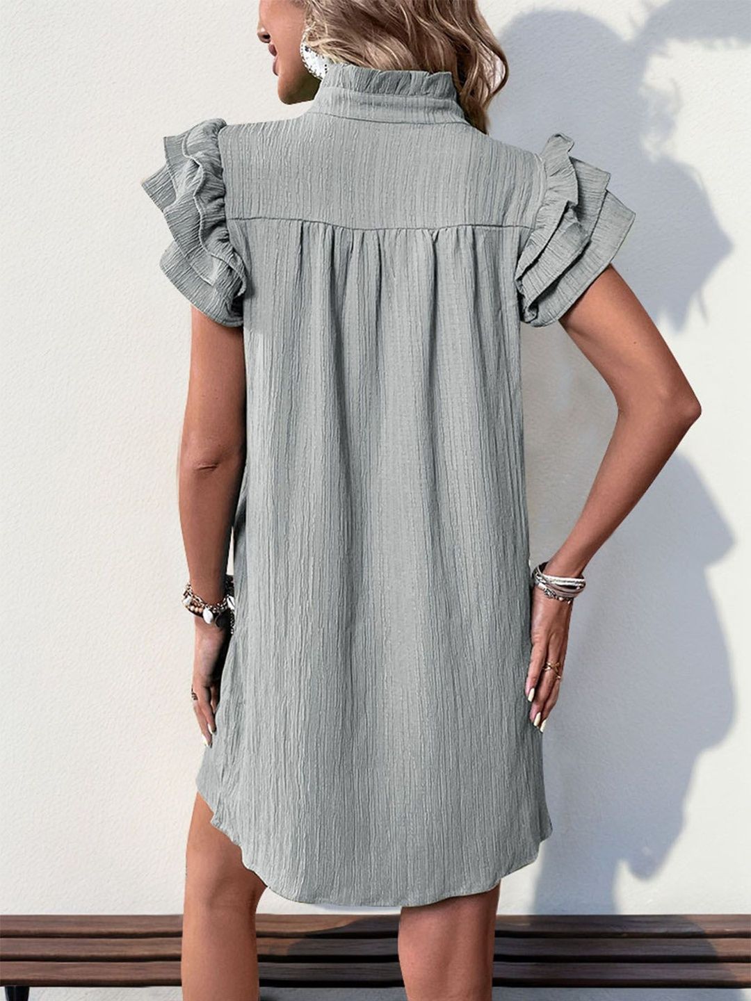 Flutter Sleeve Dress
