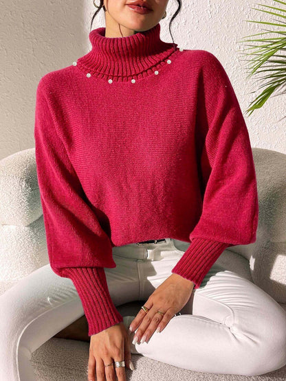 Women Pullover with Embellished Detail