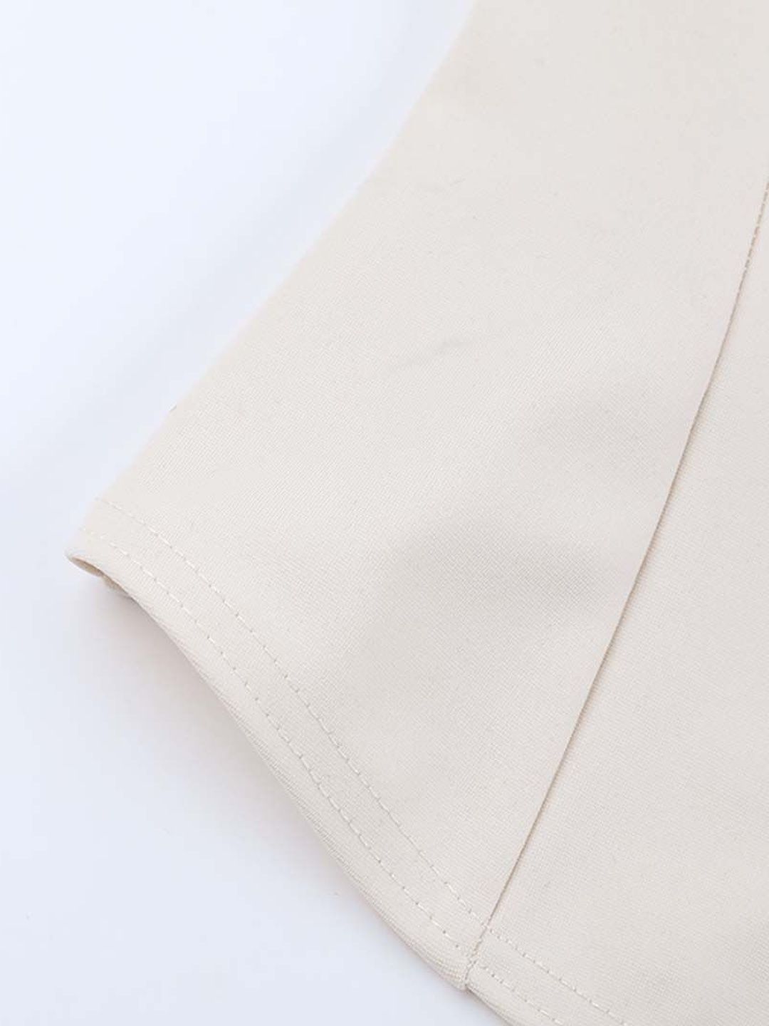 NOWI Sweetheart Neck Cotton Crop Top