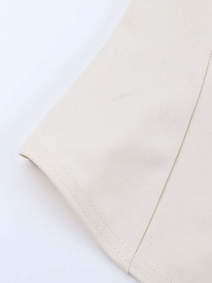 NOWI Sweetheart Neck Cotton Crop Top