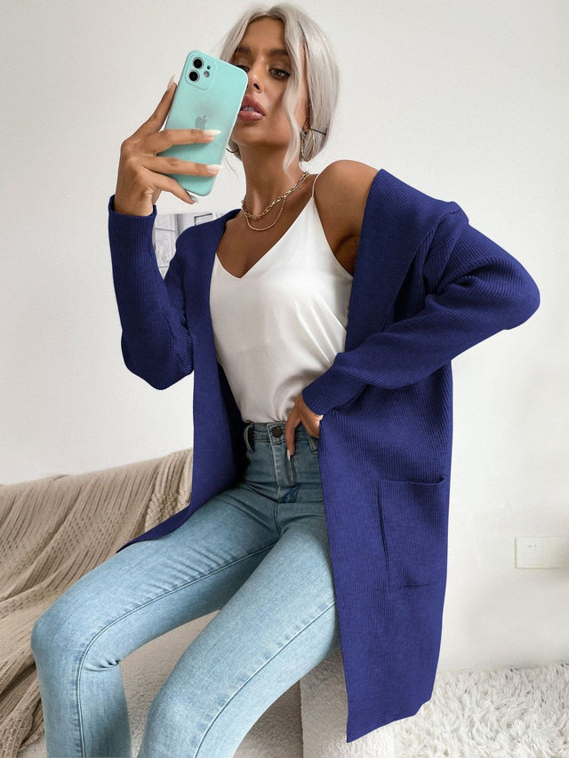 NOWI Ribbed Cardigan - Nowi Korean Fashion