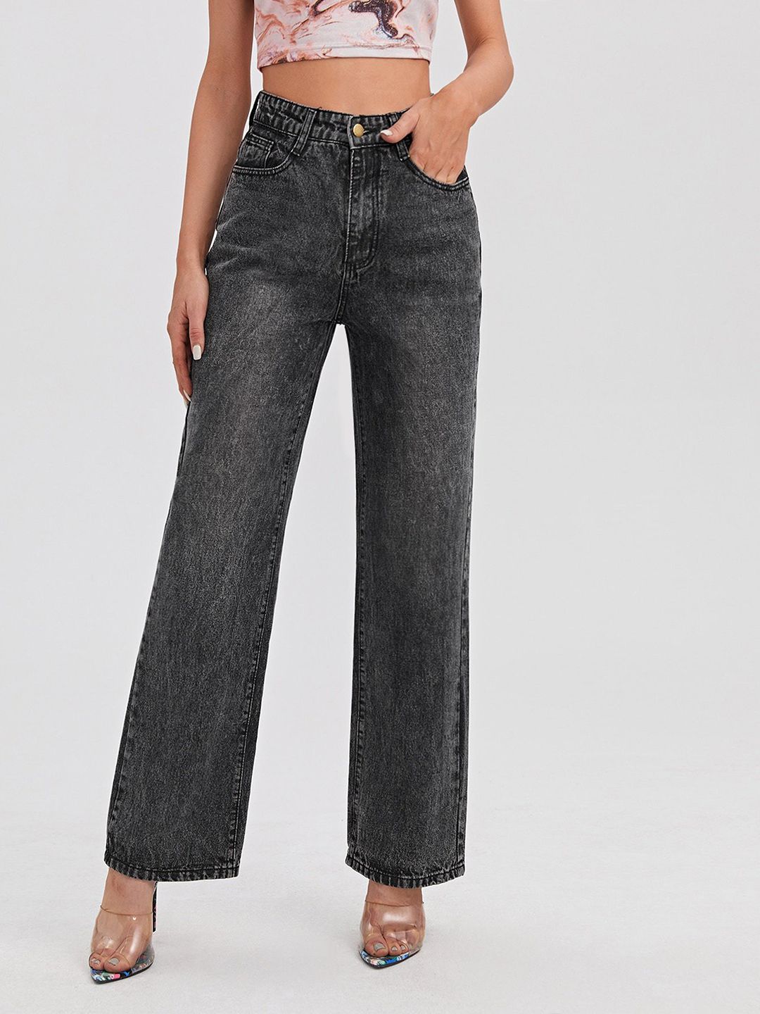 Women Regular Fit High-Rise Stretchable Jeans