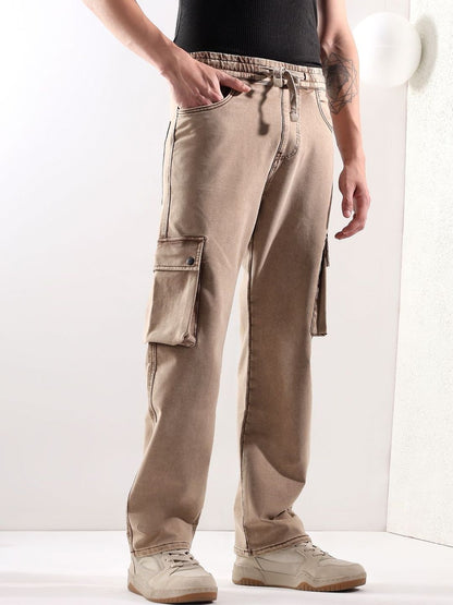 Men Jogger Mid-Rise Light Fade Stretchable Jeans