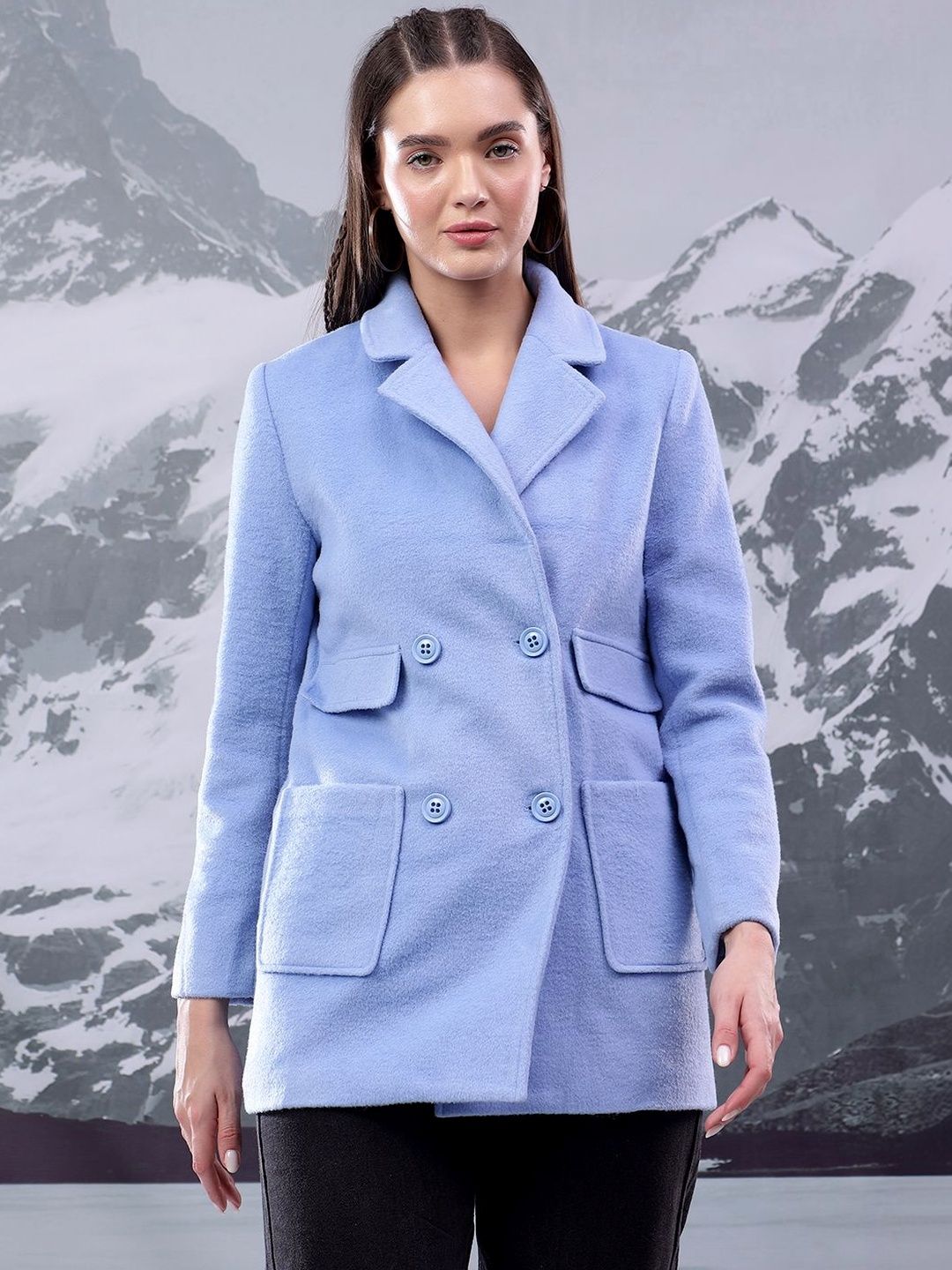 NOWI Cotton Double Breasted  Coats